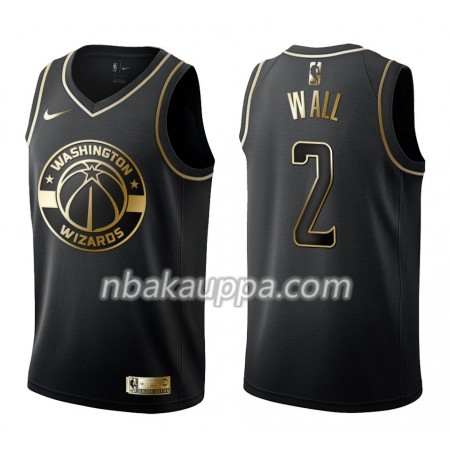 Washington Wizards John Wall 2 Nike Musta Golden Edition Pelipaidat Swingman - Miesten